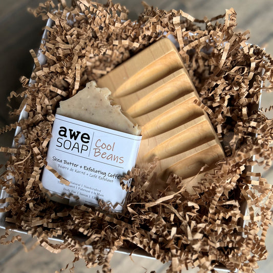 Men's Gift Box, Hard to Buy For, Birthday, Retirement, Father's Day, Soap, Bamboo Soap Dish, Gifts for Men, Natural, Organic