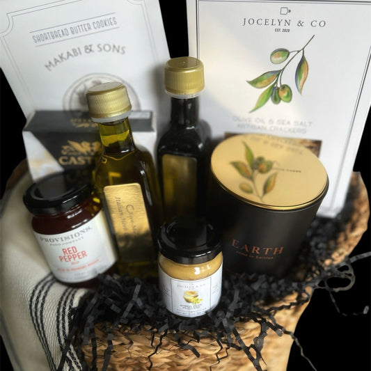 Delight the senses with Savor & Serenity: a luxurious gift box blending gourmet flavors and calming touches for a truly unforgettable escape.