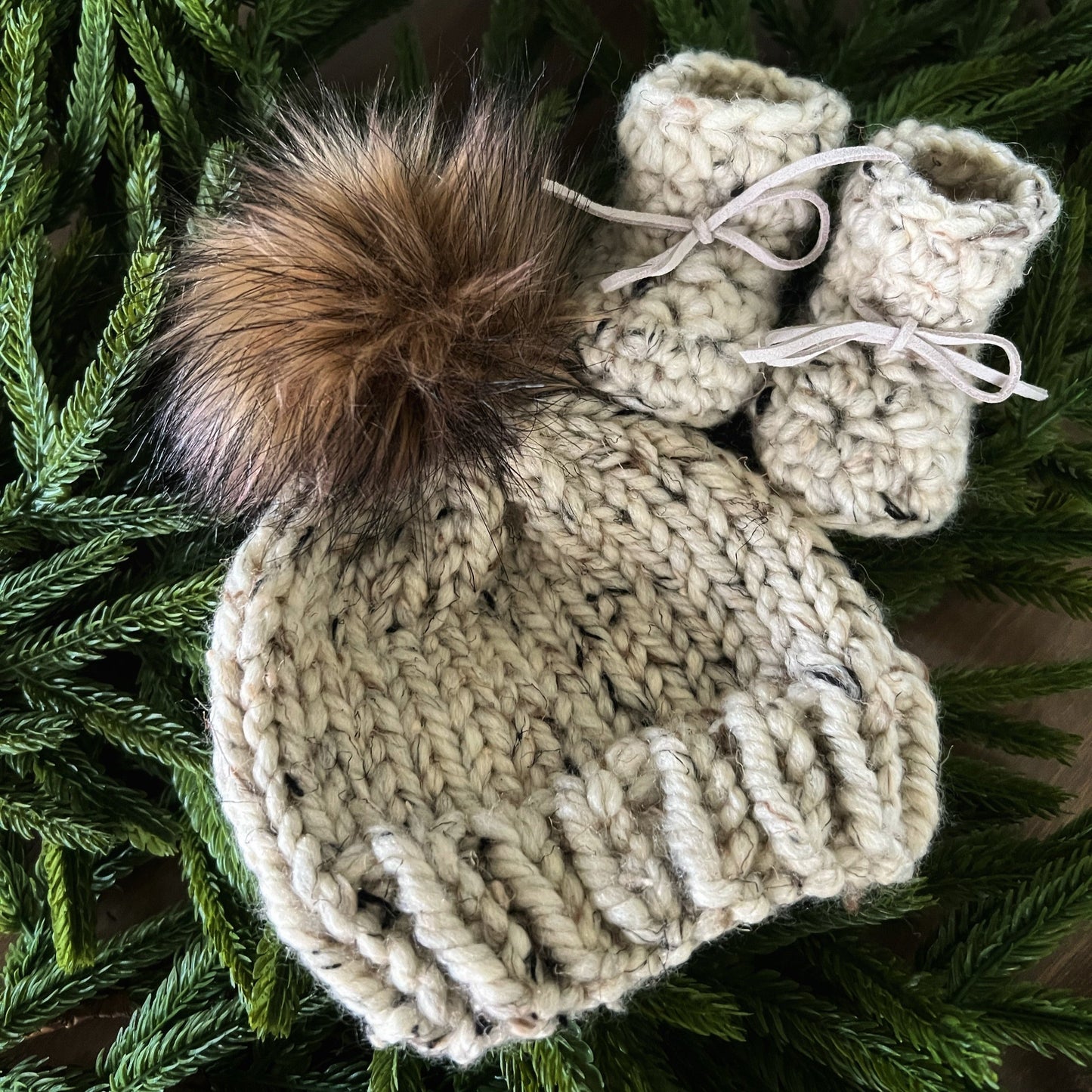 Little Luxe Baby Toque & Booties